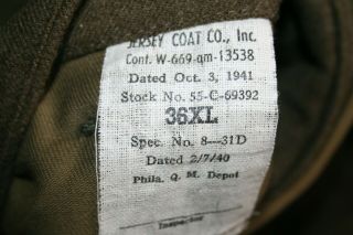 WW2 6th Infantry Division PH recipient service coat 7