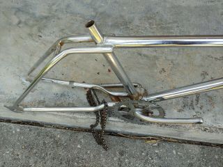 Schwinn Bmx Mag Scrambler Vtg Old School Bike frame Astrabula fork 1970s 3