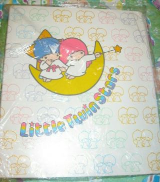 1976 1984 Vintage Sanrio Little Twin Stars Binder And 3 Ring