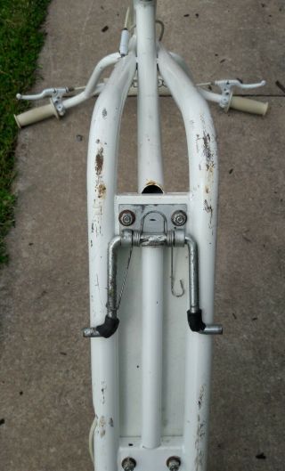 Vintage 80 ' s GT Zoot Scoot - scooter w/ Odyssey Gyro Brakes BMX Old School White 12