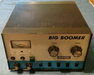 Vintage Kris Big Boomer Linear Amplifier Radio Power On