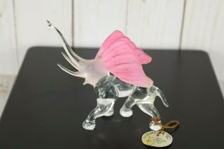 Rare Antique 40s 50s Hand Blown Glass Elephant Barometer Zod Made In France