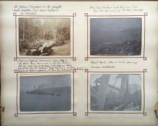 48 x CHINA HONG KONG MALAYA SINGAPORE MALTA VINTAGE PHOTOGRAPHS IN ALBUM 1909 - 11 7