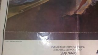STAR WARS RARE MOVIE POSTER 1977 STYLE - A 1SH A HOPE VINTAGE 6
