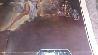 STAR WARS RARE MOVIE POSTER 1977 STYLE - A 1SH A HOPE VINTAGE 7