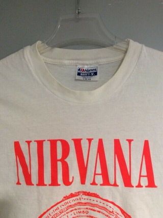 Vintage 1991 Nirvana Vestibule Shirts Very Rare Sub Pop 3