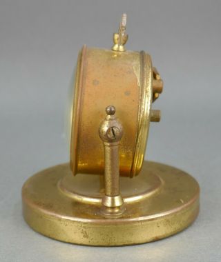Antique Swiss RMS Albertic White Star Lines Ocean Liner Souvenir Miniature Clock 5