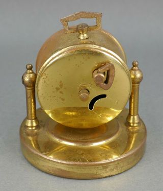 Antique Swiss RMS Albertic White Star Lines Ocean Liner Souvenir Miniature Clock 6