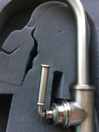 Newport Brass Taft 2940 - 5103/15A Antique Nickel Pull Down Sprayer Kitchen Faucet 3