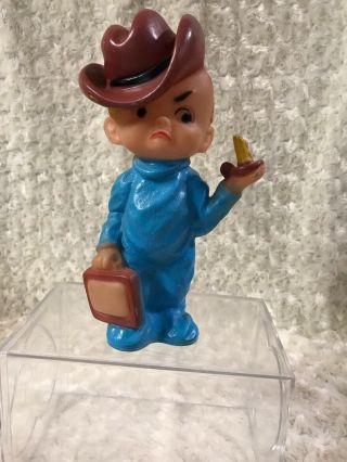 Vintage Atm Little Cowboy Squeaky Toy Rubber He