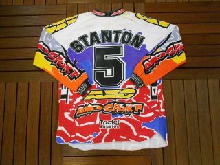 Vintage Axo Axo Sport Motocross Jersey Honda Jeff Stanton