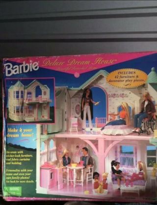 Vintage Barbie Dream House - (furnished) - Limited Time Only