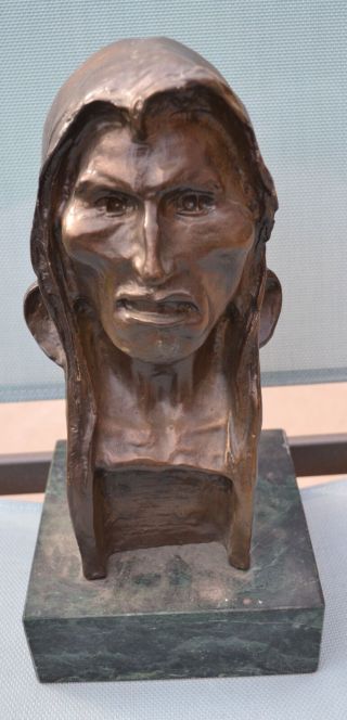 Vintage Bronze Indian Head Bust Remington??