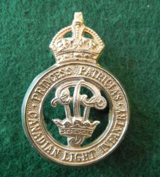 Canadian Army Cap Badge - Princess Patricias Canadian Light Infantry Officer Kc