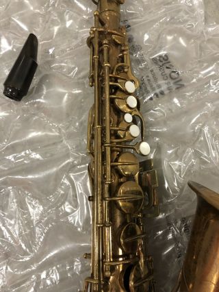 Vintage Conn Pan American Eb Alto Saxophone,  Ready To Play Great Stenciling 4