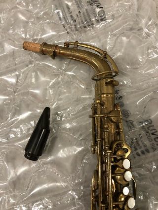 Vintage Conn Pan American Eb Alto Saxophone,  Ready To Play Great Stenciling 5