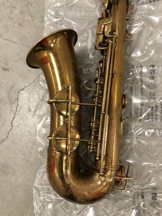 Vintage Conn Pan American Eb Alto Saxophone,  Ready To Play Great Stenciling 6