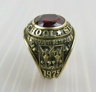 10k Regis Jesuit Catholic High School Nyc 1975 Class Ring By Dieges & Clust 19g