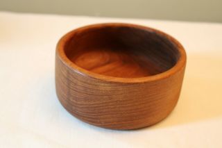 Vintage 5 Piece Teak Wooden Salad Bowl Set Made in Thailand 8