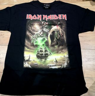 Iron Maiden ' Exclusive Design ' Official Shirt Rhyme of The Ancient Mariner XL 2