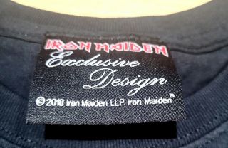 Iron Maiden ' Exclusive Design ' Official Shirt Rhyme of The Ancient Mariner XL 3