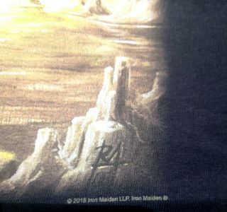 Iron Maiden ' Exclusive Design ' Official Shirt Rhyme of The Ancient Mariner XL 4