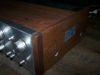 Vintage Pioneer TX - 6200 Receiver SA - 7100 Stereo Amplifier Wood Cabinet 5
