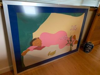 Rare And Large Pegge Hopper Signed & Numbered Serigraph (framed)