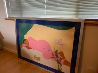 Rare and large Pegge Hopper Signed & Numbered Serigraph (framed) 2