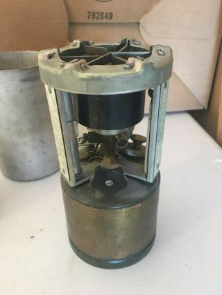 C.  M.  Mfg Pack Stove Us 1945 American Portable Gas Stove Wwii