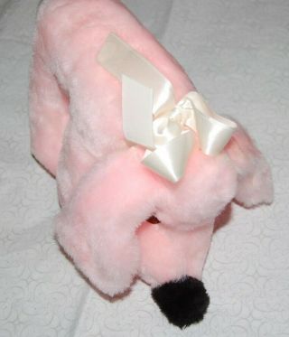 Vintage Pink Morgan Bantam Stuffed Plush Dog Garry Moore 2