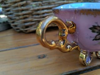 Tea Cup and Saucer Royal Halsey Vert Fine 5
