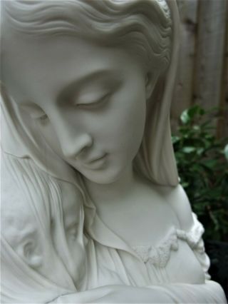 ANTIQUE 19THC LARGE COPELAND PARIAN BUST OF 