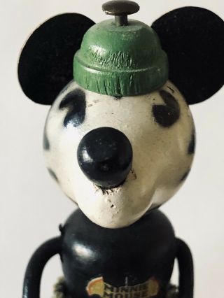 VINTAGE WALT DISNEY MICKEY & MINNIE MOUSE FUN - E - FLEX WOOD FIGURE 7