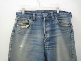 Vintage Levi ' s 501 Redline Selvedge Jeans Size 35 X 31 2