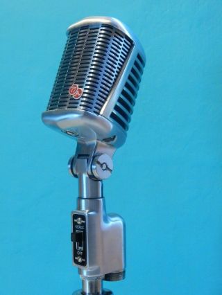 Vintage 1950s Astatic 77 Dynamic Microphone And Accessories Antique Old Shure