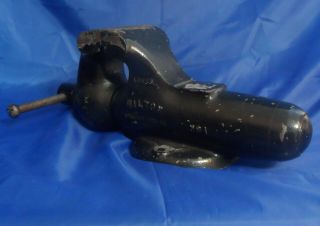 Vtg 1958 Wilton Bullet Vise No.  A9450 4 - 1/2 " X 1 " Jaws 18.  5 " Long 7.  5 " Tall Usa