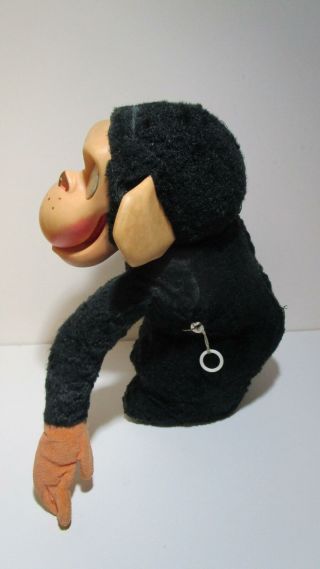 1964 Mattel Chester O ' Chimp rubber faced monkey talker (mute) jaw moves monkey 2