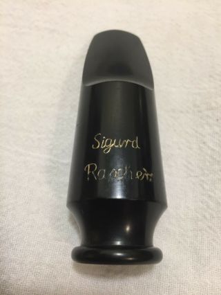 Vintage Sigurd Rascher Rubber Alto Sax Mouthpiece 3