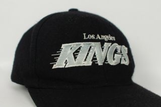 Rare Vtg Starter Los Angeles Kings Motion Script Snapback Cap Nwa 80s 90s