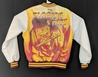 Vintage 1991 Florida State Seminoles Chalk Line Fanimation Jacket Usa Made Large