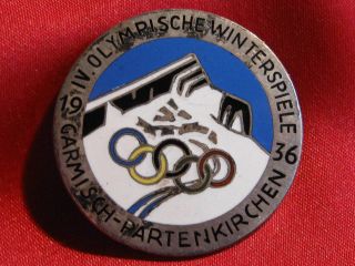Orig.  Old German Pin Olympic Wintergames 1936