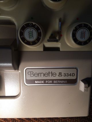 Vintage Electronic Bernette 334D Made for Bernina Sewing Machine 10
