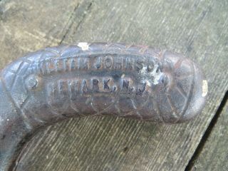 Antique Cast - Iron Dibble (Garden Bulb Planting Tool) William Johnson Newark,  NJ 2