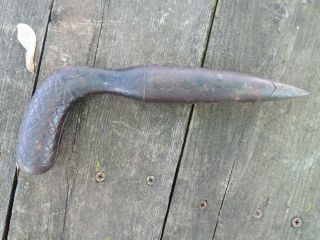 Antique Cast - Iron Dibble (Garden Bulb Planting Tool) William Johnson Newark,  NJ 3