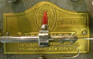 Vintage Vibroplex telegraph morse code bug NO.  258470,  Eico CPO 4