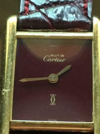 Cartier watch 80s must De Cartier Tank 925 Argent Ladies Watch, 6