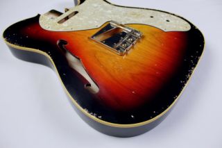 Mjt Official Custom Vintage Age Nitro Guitar Body Mark Jenny Vtl Bound 3lbs 4oz