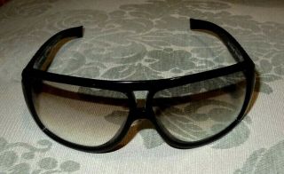 Burberry Vintage 2005 Sunglasses 8451/s D28 120 63 10 Shiny Black Shaded Grey