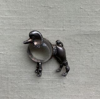 Vintage Trifari Sterling Poodle Brooch Pin 10